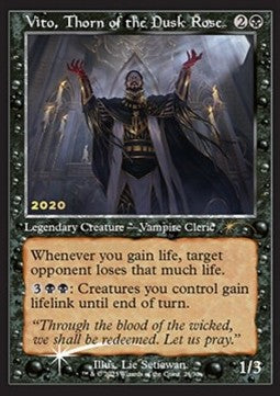 Vito, Dorn der Rose des Zwielichts 30C-2020 Rare Excellent Englisch Foil