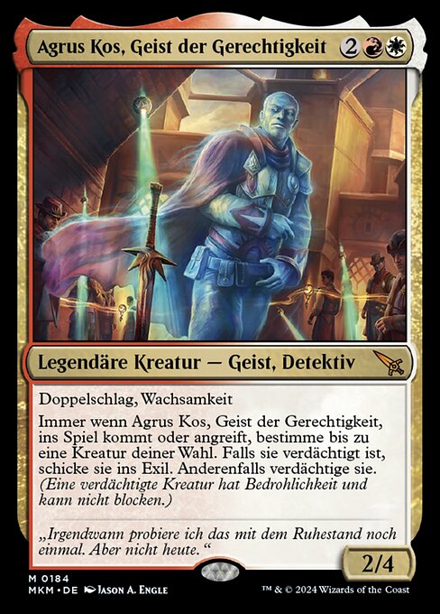 Agrus Kos, Geist der Gerechtigkeit MKM-184 Mythic Near Mint Deutsch