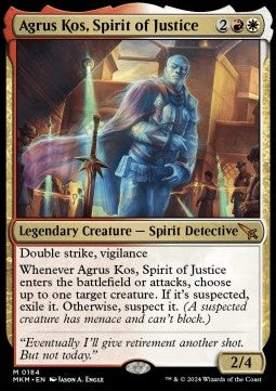Agrus Kos, Geist der Gerechtigkeit MKM-184 Mythic Near Mint Englisch Foil