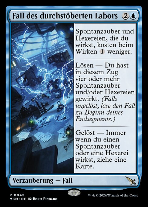 Fall des durchstöberten Labors MKM-45 Rare Near Mint Deutsch