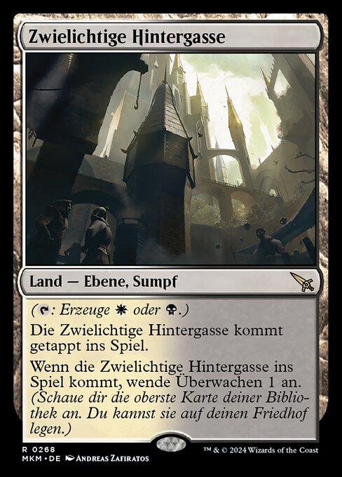 Zwielichtige Hintergasse MKM-268 Rare Near Mint Deutsch