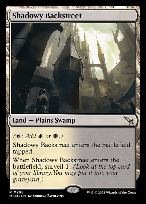 Shadowy Backstreet MKM-268 Rare Near Mint Englisch