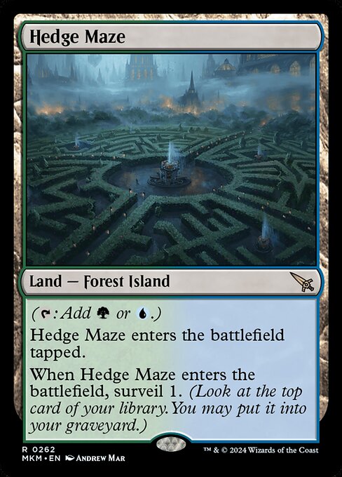 Hedge Maze MKM-262 Rare Near Mint Englisch
