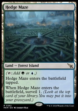 Heckenlabyrinth MKM-262 Rare Excellent Deutsch
