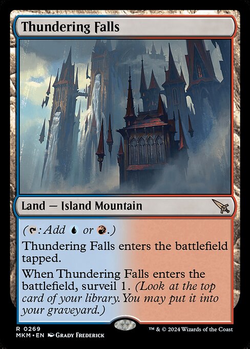 Thundering Falls MKM-269 Rare Near Mint Englisch Foil