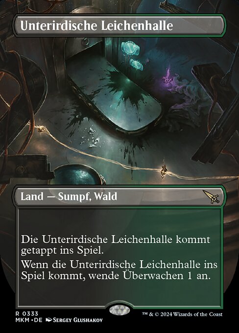 Unterirdische Leichenhalle XMKM-333 Rare Near Mint Deutsch