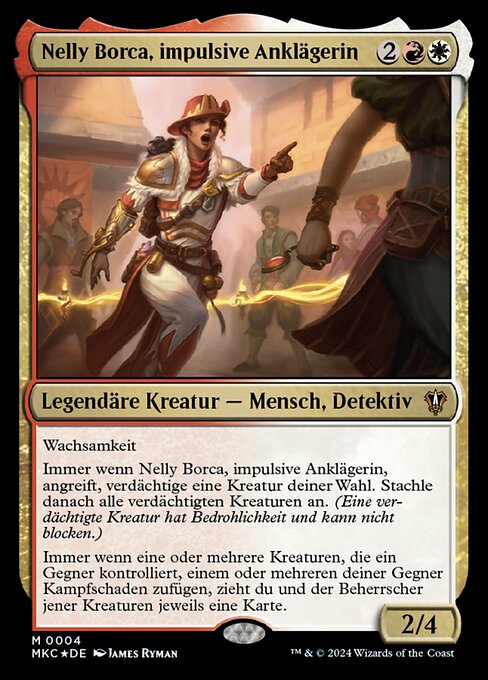 Nelly Borca, impulsive Anklägerin MKC-4 Mythic Excellent Deutsch Foil