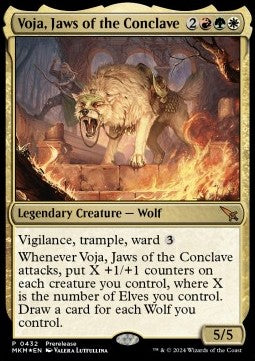 Voja, Jaws of the Conclave PMKM-432 Mythic Excellent Deutsch Foil
