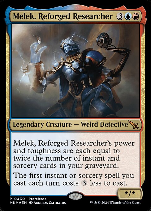 Melek, Reforged Researcher PMKM-430 Mythic Near Mint Englisch Foil