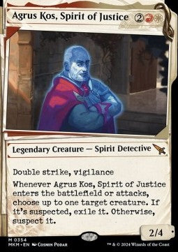 Agrus Kos, Geist der Gerechtigkeit (V.1) XMKM-354 Mythic Excellent Englisch Foil