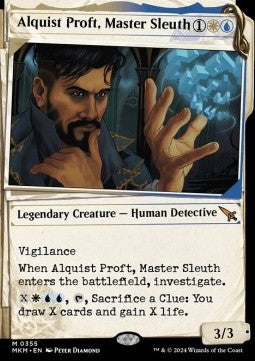 Alquist Proft, Meisterdetektiv (V.1) XMKM-355 Mythic Excellent Englisch