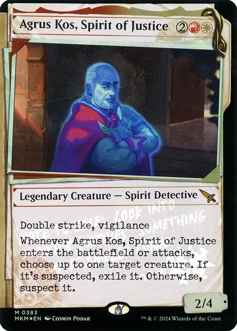 Agrus Kos, Geist der Gerechtigkeit (V.2) XMKM-383 Mythic Near Mint Englisch Foil