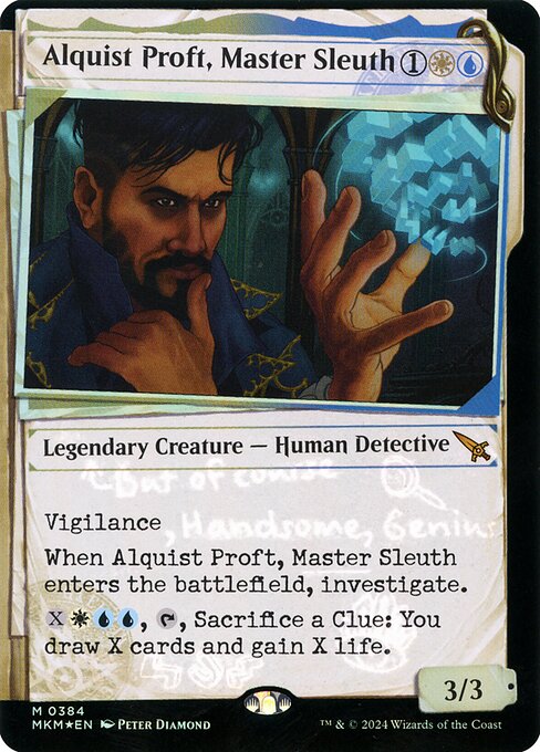 Alquist Proft, Meisterdetektiv (V.2) XMKM-384 Mythic Near Mint Englisch Foil