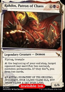 Rakdos, Patron of Chaos XMKM-387 Mythic Near Mint Englisch Foil