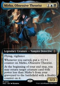 Mirko, obsessiver Theoretiker (V.1) XMKC-316 Mythic Excellent Englisch Foil