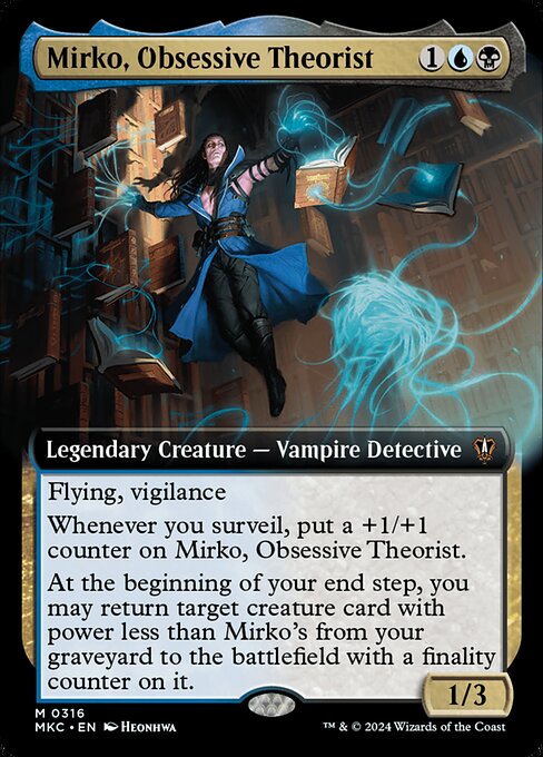 Mirko, obsessiver Theoretiker (V.1) XMKC-316 Mythic Excellent Englisch Foil