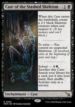Case of the Stashed Skeleton MKM-80 Rare Near Mint Englisch