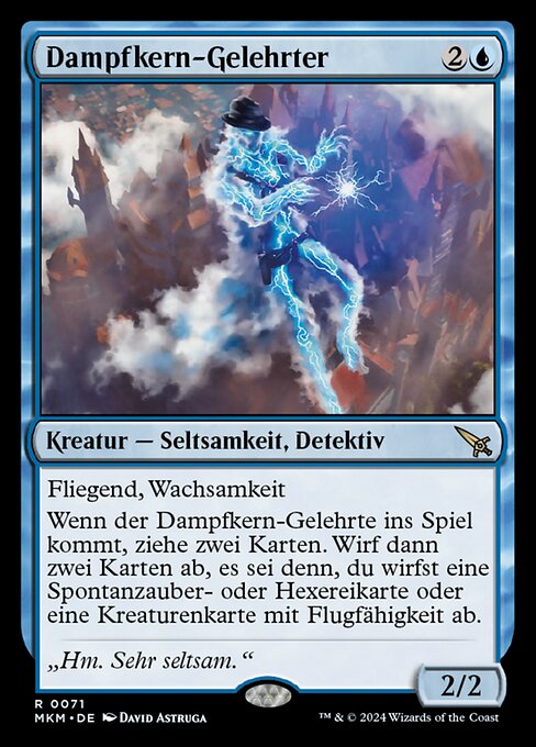 Dampfkern-Gelehrter MKM-71 Rare Excellent Deutsch