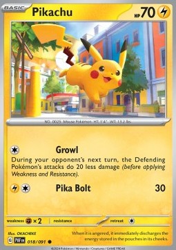 Pikachu PAF-018 Common Poor Deutsch