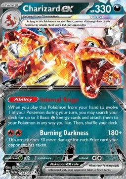 Charizard ex PAF-054 Double Rare Near Mint Englisch