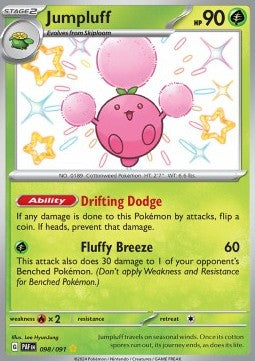 Jumpluff PAF-098 Shiny Rare Near Mint Englisch