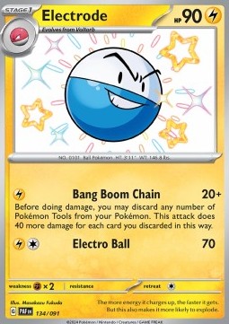 Electrode PAF-134 Shiny Rare Excellent Englisch