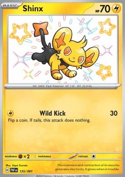 Shinx PAF-135 Shiny Rare Near Mint Englisch