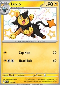 Luxio PAF-136 Shiny Rare Near Mint Deutsch