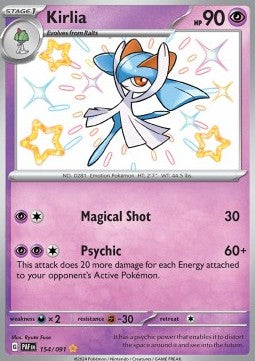 Kirlia PAF-154 Shiny Rare Near Mint Englisch