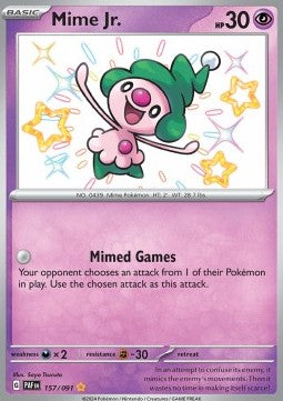 Mime Jr. PAF-157 Shiny Rare Near Mint Englisch
