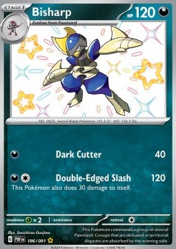 Bisharp PAF-186 Shiny Rare Near Mint Englisch