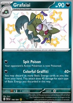 Grafaiai PAF-190 Shiny Rare Near Mint Englisch