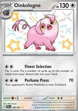 Oinkologne PAF-208 Shiny Rare Excellent Englisch