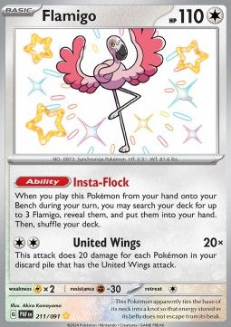 Flamigo PAF-211 Shiny Rare Near Mint Englisch