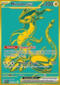 Miraidon ex PAF-243 Secret Rare Near Mint Deutsch