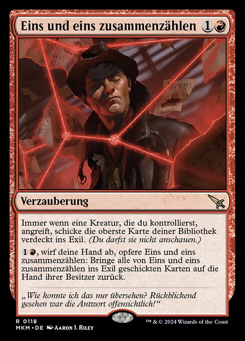 Eins und eins zusammenzählen MKM-118 Rare Excellent Deutsch