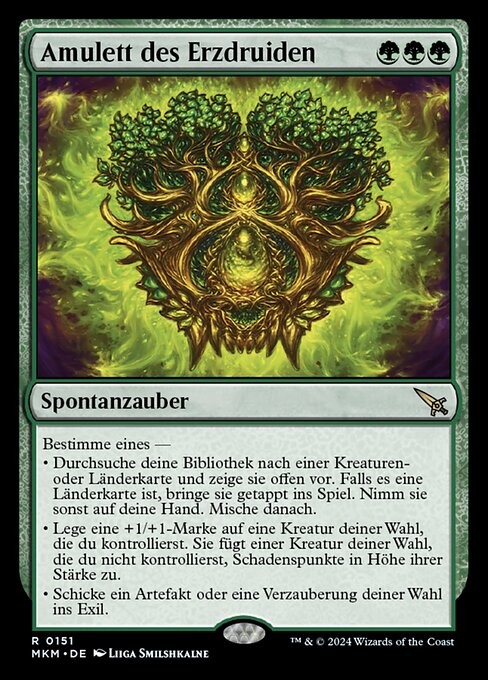 Amulett des Erzdruiden MKM-151 Rare Near Mint Deutsch