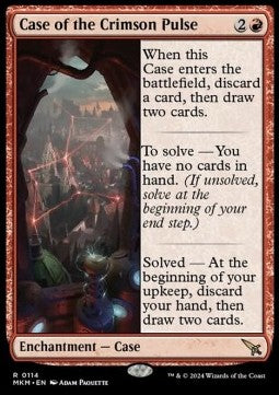 Case of the Crimson Pulse MKM-114 Rare Near Mint Englisch