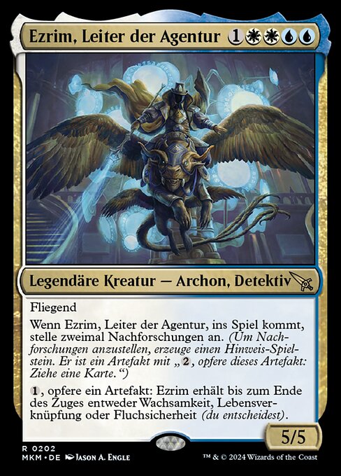 Ezrim, Leiter der Agentur MKM-202 Rare Excellent Deutsch
