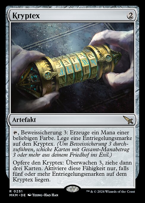 Kryptex MKM-251 Rare Excellent Deutsch