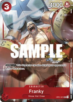Franky (OP01-021) STP Uncommon Near Mint Englisch