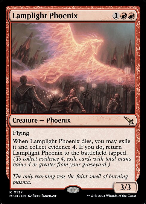 Laternenlicht-Phoenix MKM-137 Rare Excellent Englisch