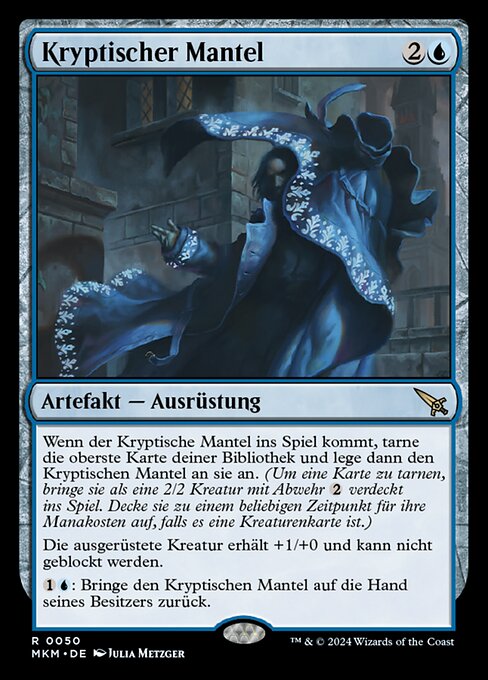 Kryptischer Mantel MKM-50 Rare Near Mint Deutsch