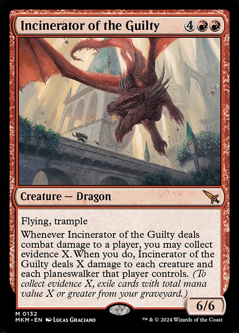 Incinerator of the Guilty MKM-132 Mythic Near Mint Englisch Foil