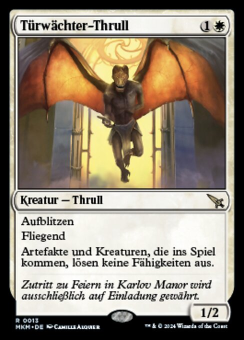 Türwächter-Thrull MKM-13 Rare Excellent Deutsch