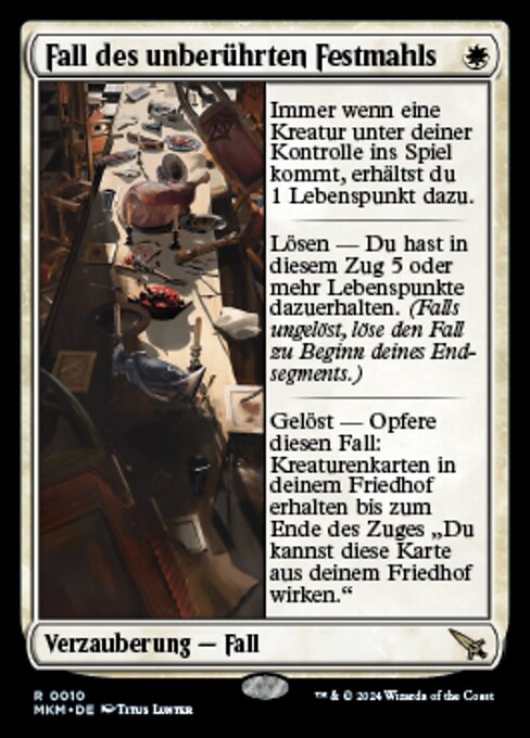 Fall des unberührten Festmahls MKM-10 Rare Near Mint Deutsch Foil