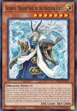 Sauravis, Drachenweiser der stimmlosen Stimme PHNI-021 Super Rare Excellent Deutsch 1. Auflage