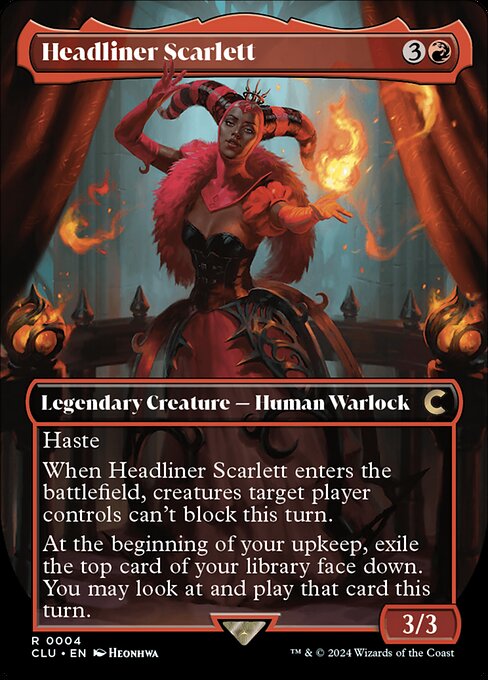 Headliner Scarlett CLU-4 Rare Near Mint Englisch