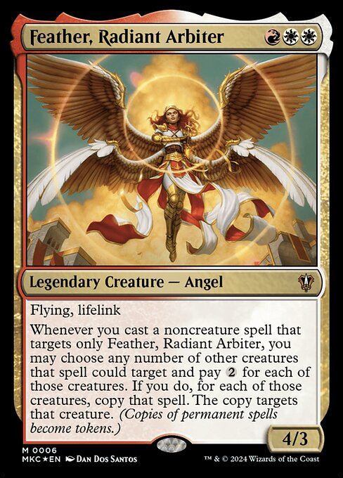 Feather, Radiant Arbiter MKC-6 Mythic Near Mint Englisch Foil