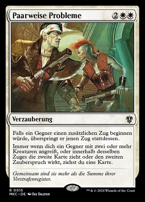 Paarweise Probleme MKC-15 Rare Excellent Deutsch